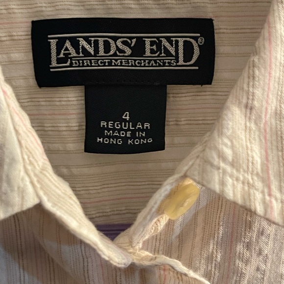 Lands End Direct Merchant Women’s Sleeveless Top Size 4 Regular - Picture 9 of 11